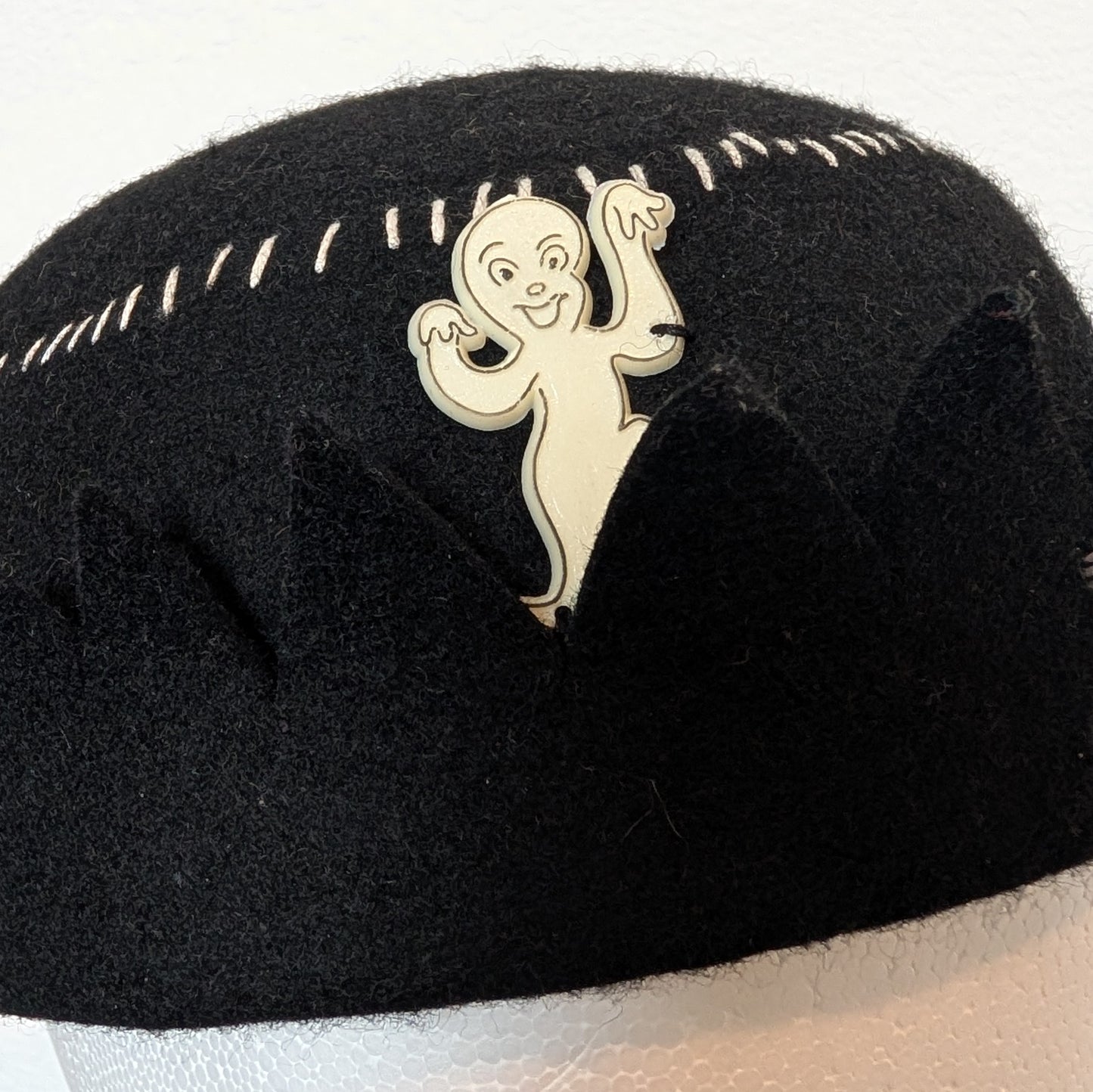 Whoopee Cap - Black / Frankenstein Stitch