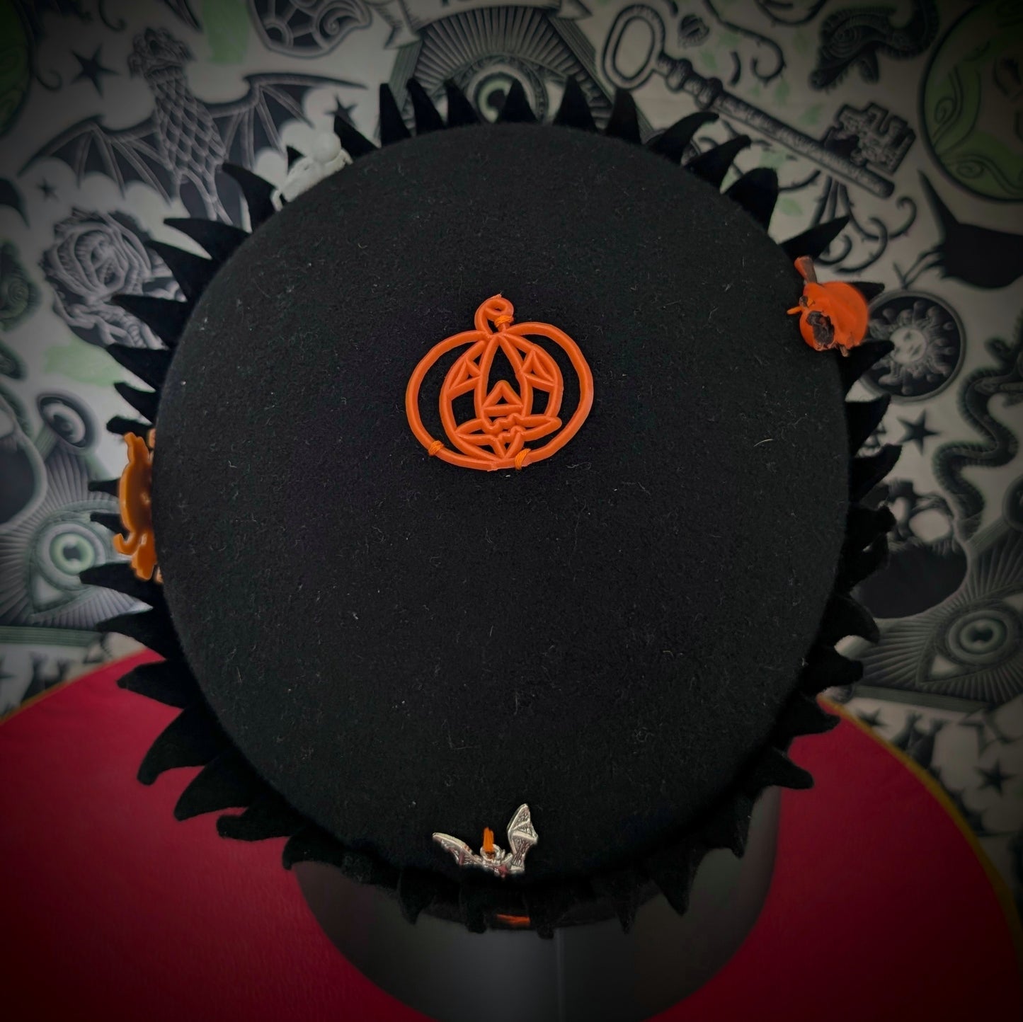 Whoopee Cap - Black/Orange X