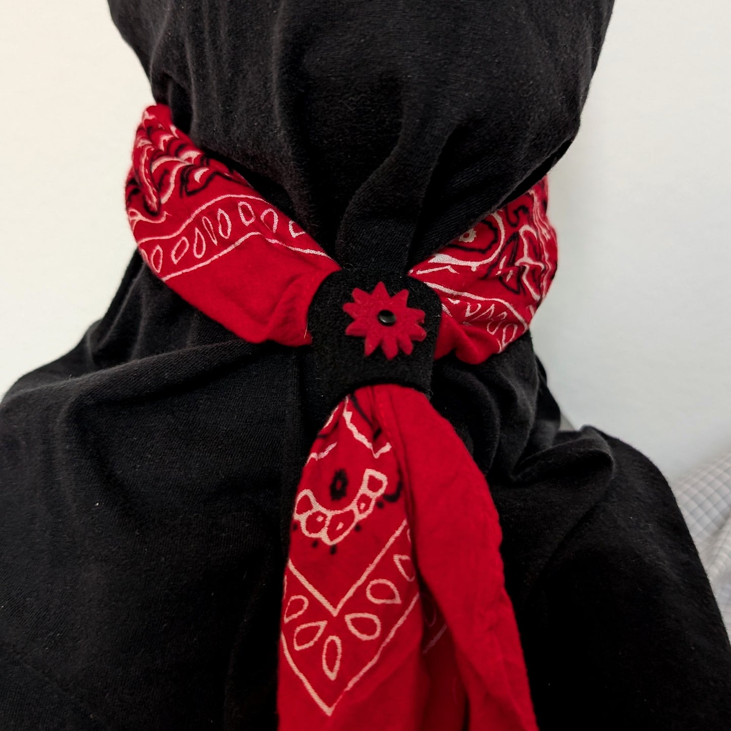 Slide - Black/Red Pinwheel
