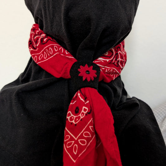 Slide - Black/Red Pinwheel