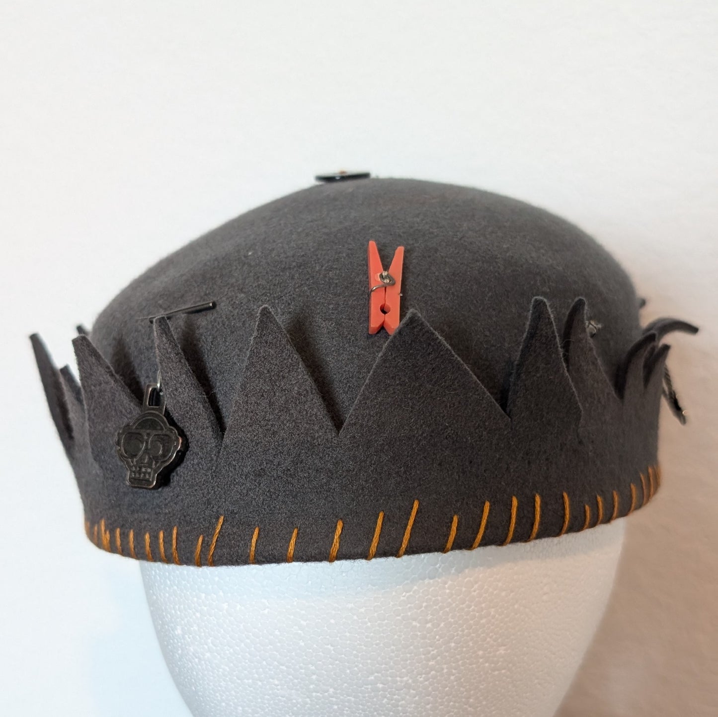 Whoopee Cap - Grey / Gold Whip