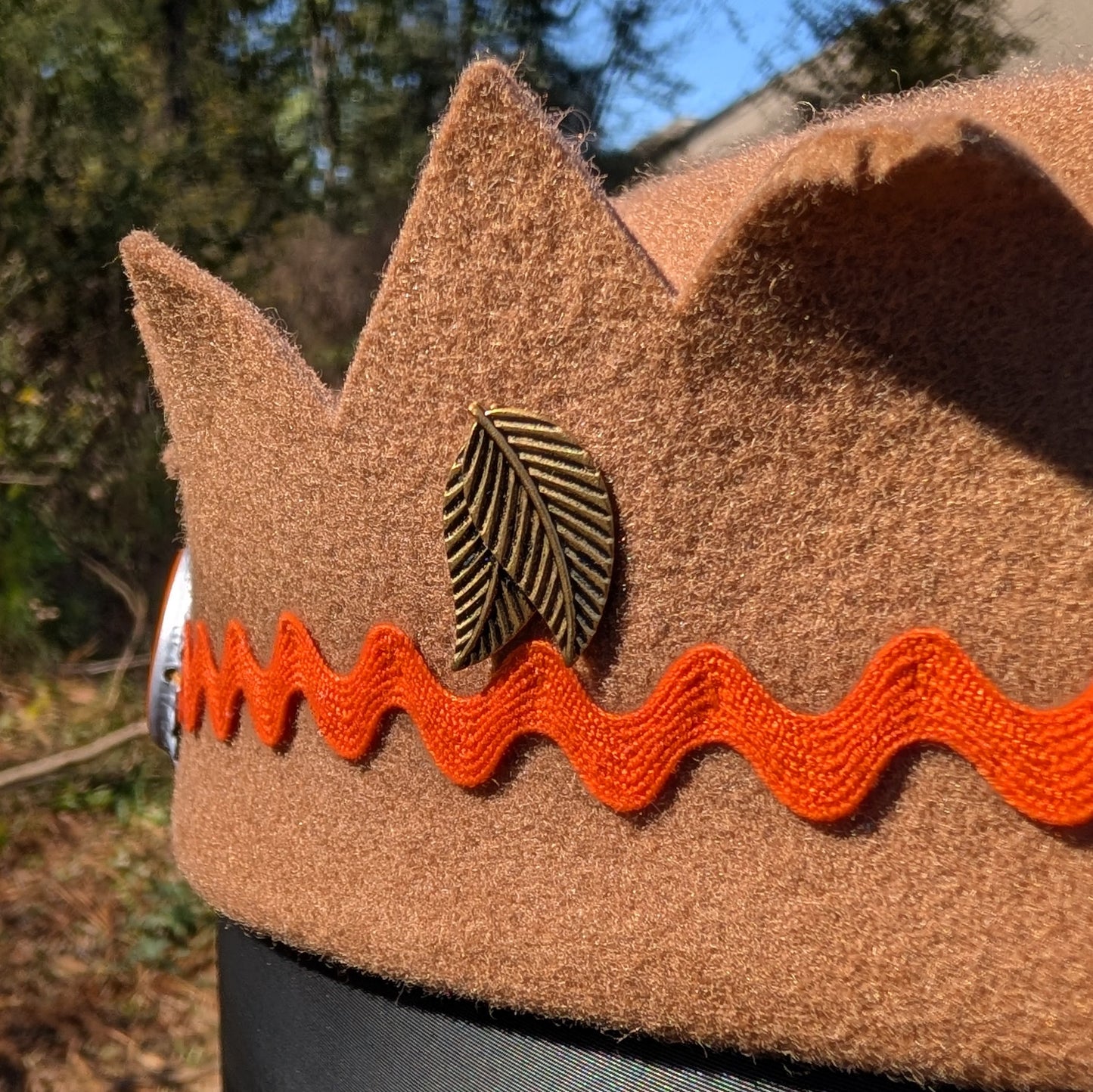 Whoopee Cap - Tan/Orange