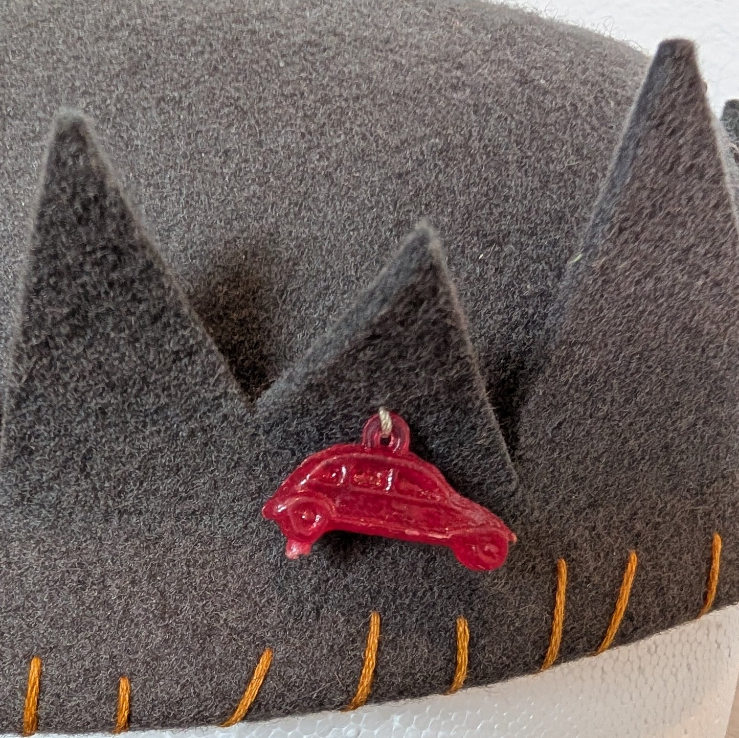 Whoopee Cap - Grey / Gold Whip