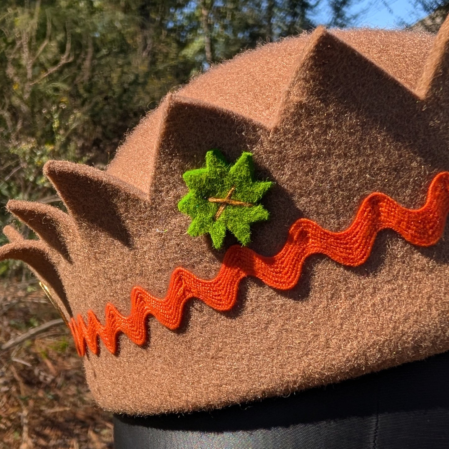 Whoopee Cap - Tan/Orange