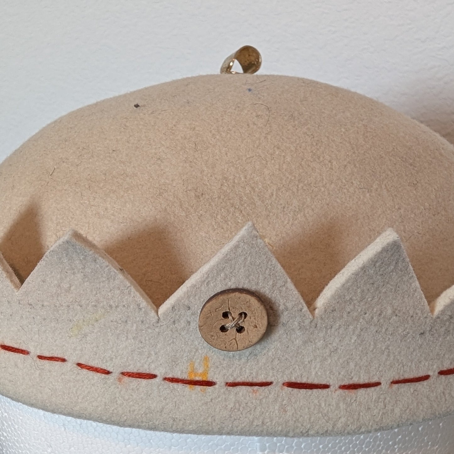 Whoopee Cap - Cream / Rust