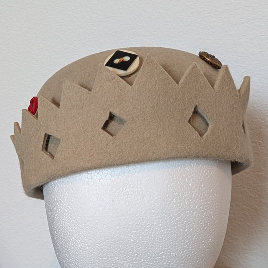 Whoopee Cap - Bone / Cut-Out