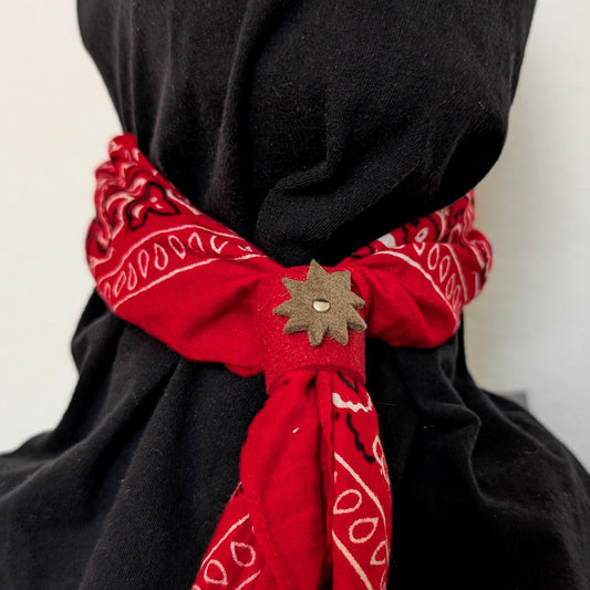 Slide - Red/Lt Brown Pinwheel