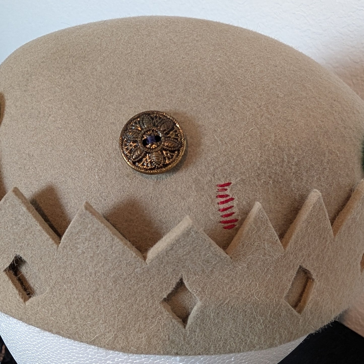 Whoopee Cap - Bone / Cut-Out