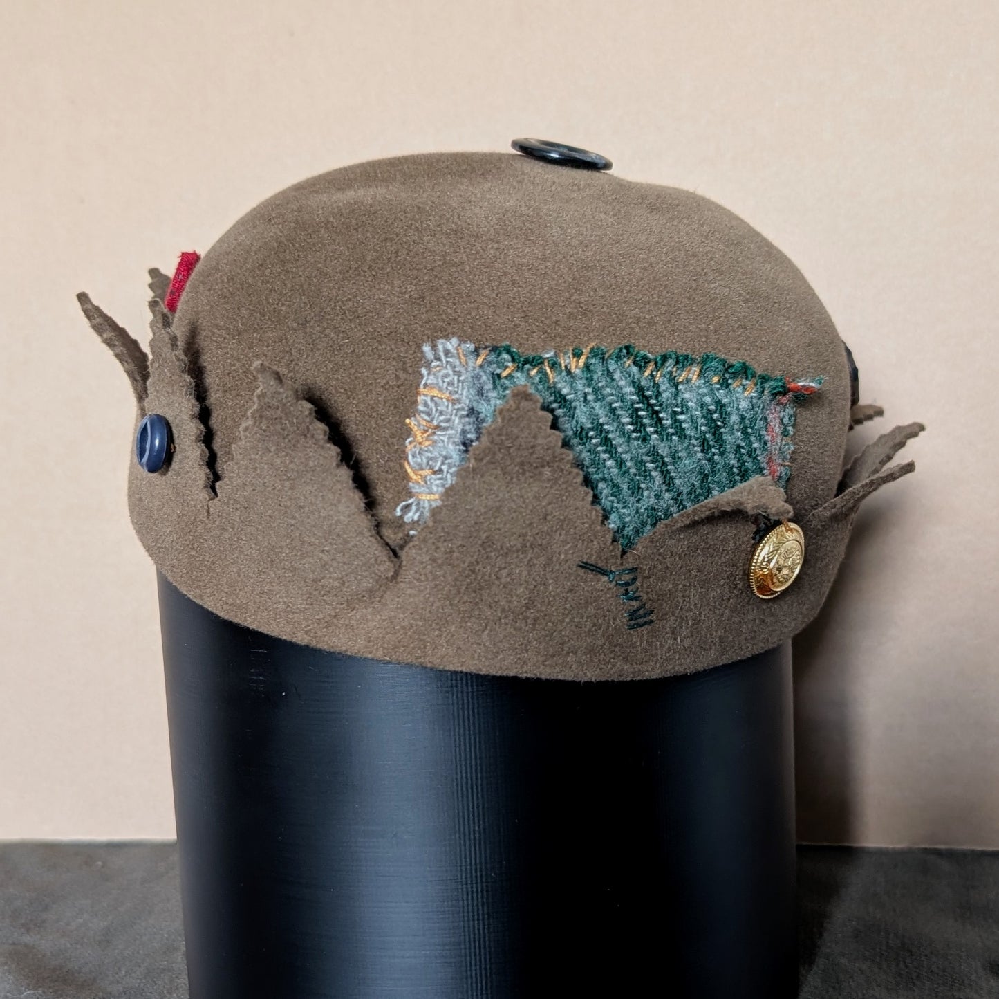 Whoopee Cap - Walnut / Green