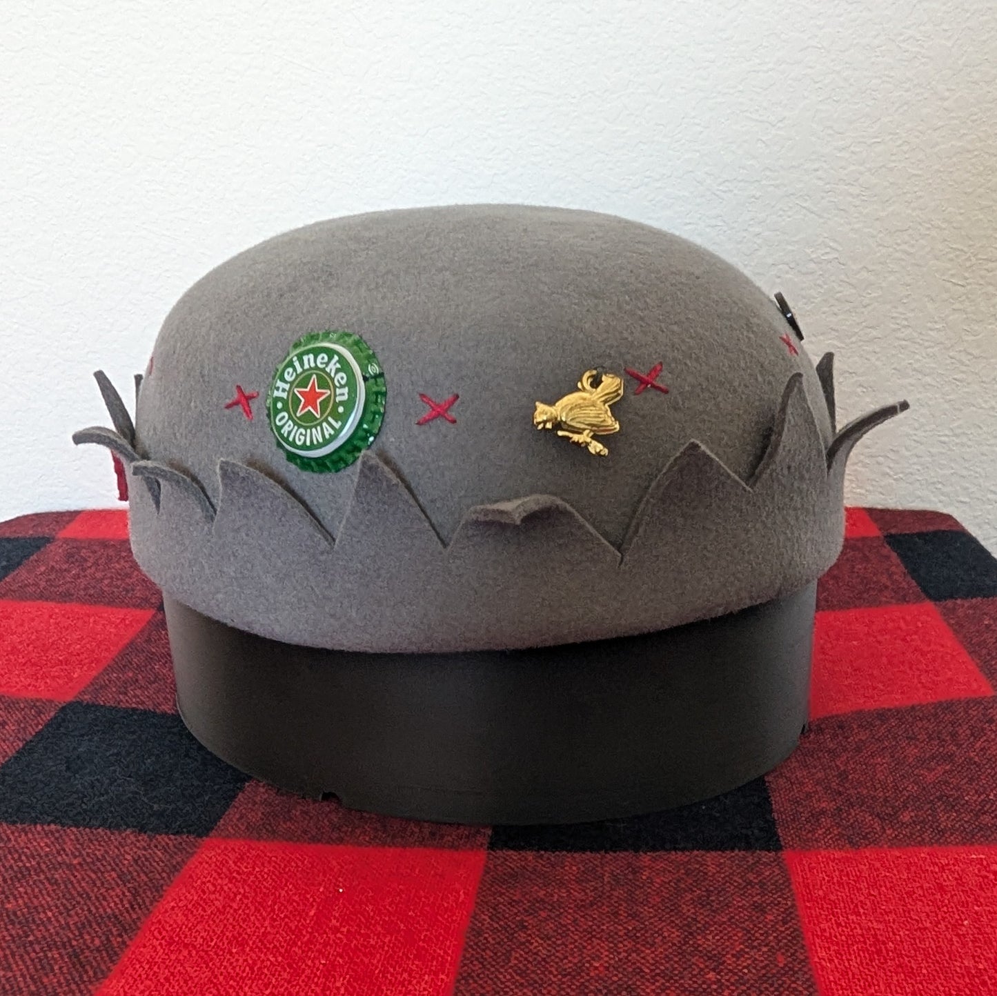 Whoopee Cap - Grey / Red X