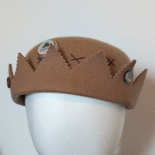 Whoopee Cap Caramel / Purple X